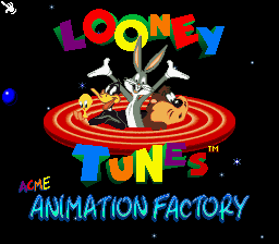 ACME Animation Factory (Europe) Title Screen